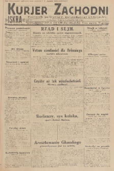 Kurjer Zachodni Iskra : dziennik polityczny, gospodarczy i literacki. R.21, 1930, nr 79
