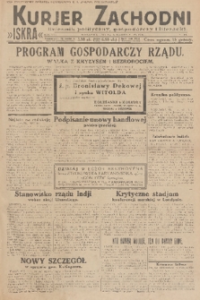 Kurjer Zachodni Iskra : dziennik polityczny, gospodarczy i literacki. R.21, 1930, nr 85