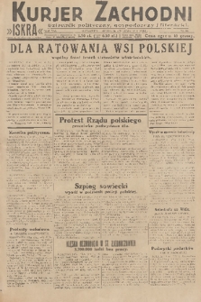 Kurjer Zachodni Iskra : dziennik polityczny, gospodarczy i literacki. R.21, 1930, nr 89