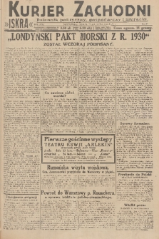 Kurjer Zachodni Iskra : dziennik polityczny, gospodarczy i literacki. R.21, 1930, nr 93