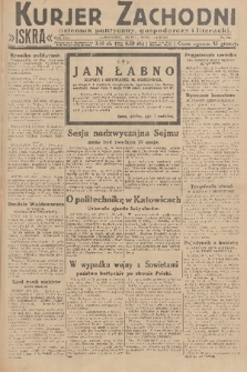 Kurjer Zachodni Iskra : dziennik polityczny, gospodarczy i literacki. R.21, 1930, nr 104