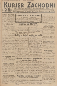 Kurjer Zachodni Iskra : dziennik polityczny, gospodarczy i literacki. R.21, 1930, nr 106