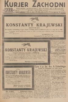 Kurjer Zachodni Iskra : dziennik polityczny, gospodarczy i literacki. R.21, 1930, nr 110