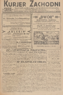 Kurjer Zachodni Iskra : dziennik polityczny, gospodarczy i literacki. R.21, 1930, nr 111