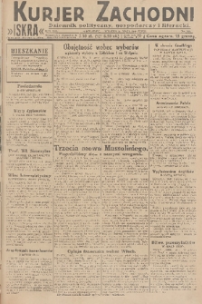 Kurjer Zachodni Iskra : dziennik polityczny, gospodarczy i literacki. R.21, 1930, nr 121