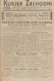 Kurjer Zachodni Iskra : dziennik polityczny, gospodarczy i literacki. R.21, 1930, nr 122