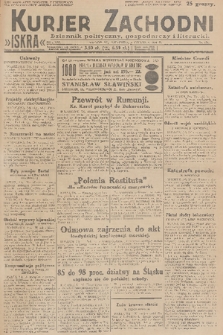 Kurjer Zachodni Iskra : dziennik polityczny, gospodarczy i literacki. R.21, 1930, nr 131