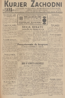 Kurjer Zachodni Iskra : dziennik polityczny, gospodarczy i literacki. R.21, 1930, nr 135