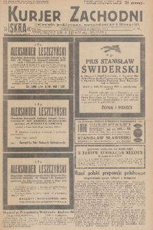 Kurjer Zachodni Iskra : dziennik polityczny, gospodarczy i literacki. R.21, 1930, nr 136