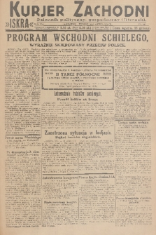 Kurjer Zachodni Iskra : dziennik polityczny, gospodarczy i literacki. R.21, 1930, nr 142