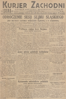 Kurjer Zachodni Iskra : dziennik polityczny, gospodarczy i literacki. R.21, 1930, nr 149