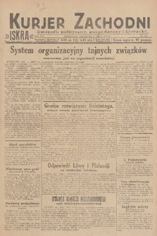 Kurjer Zachodni Iskra : dziennik polityczny, gospodarczy i literacki. R.21, 1930, nr 162