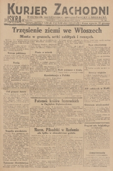 Kurjer Zachodni Iskra : dziennik polityczny, gospodarczy i literacki. R.21, 1930, nr 168