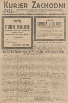 Kurjer Zachodni Iskra : dziennik polityczny, gospodarczy i literacki. R.21, 1930, nr 172
