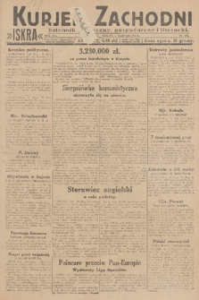 Kurjer Zachodni Iskra : dziennik polityczny, gospodarczy i literacki. R.21, 1930, nr 176