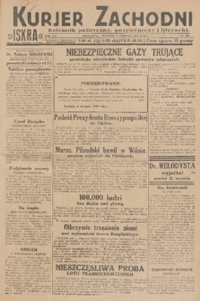 Kurjer Zachodni Iskra : dziennik polityczny, gospodarczy i literacki. R.21, 1930, nr 178