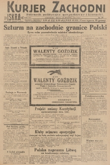 Kurjer Zachodni Iskra : dziennik polityczny, gospodarczy i literacki. R.21, 1930, nr 185