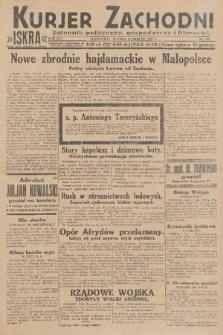 Kurjer Zachodni Iskra : dziennik polityczny, gospodarczy i literacki. R.21, 1930, nr 189