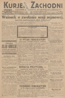 Kurjer Zachodni Iskra : dziennik polityczny, gospodarczy i literacki. R.21, 1930, nr 191