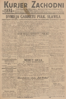 Kurjer Zachodni Iskra : dziennik polityczny, gospodarczy i literacki. R.21, 1930, nr 194