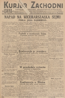 Kurjer Zachodni Iskra : dziennik polityczny, gospodarczy i literacki. R.21, 1930, nr 199