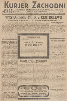 Kurjer Zachodni Iskra : dziennik polityczny, gospodarczy i literacki. R.21, 1930, nr 208