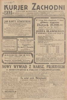 Kurjer Zachodni Iskra : dziennik polityczny, gospodarczy i literacki. R.21, 1930, nr 212