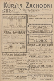 Kurjer Zachodni Iskra : dziennik polityczny, gospodarczy i literacki. R.21, 1930, nr 218