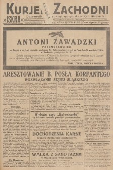 Kurjer Zachodni Iskra : dziennik polityczny, gospodarczy i literacki. R.21, 1930, nr 223