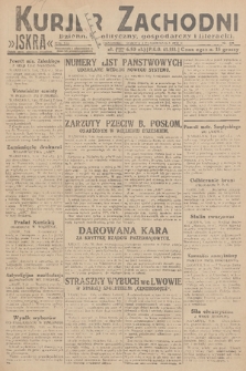 Kurjer Zachodni Iskra : dziennik polityczny, gospodarczy i literacki. R.21, 1930, nr 229