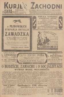 Kurjer Zachodni Iskra : dziennik polityczny, gospodarczy i literacki. R.21, 1930, nr 242