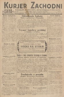 Kurjer Zachodni Iskra : dziennik polityczny, gospodarczy i literacki. R.21, 1930, nr 255