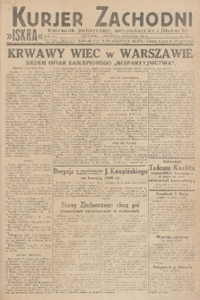 Kurjer Zachodni Iskra : dziennik polityczny, gospodarczy i literacki. R.21, 1930, nr 256
