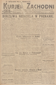 Kurjer Zachodni Iskra : dziennik polityczny, gospodarczy i literacki. R.21, 1930, nr 260 [po konfiskacie]