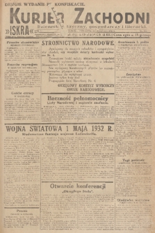 Kurjer Zachodni Iskra : dziennik polityczny, gospodarczy i literacki. R.21, 1930, nr 262 [po konfiskacie]