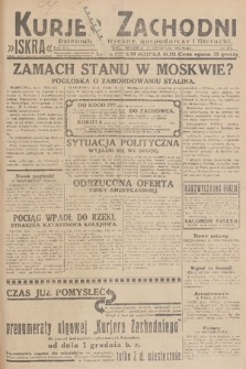 Kurjer Zachodni Iskra : dziennik polityczny, gospodarczy i literacki. R.21, 1930, nr 271
