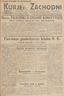 Kurjer Zachodni Iskra : dziennik polityczny, gospodarczy i literacki. R.21, 1930, nr 274 [po konfiskacie]