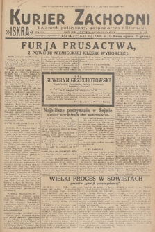Kurjer Zachodni Iskra : dziennik polityczny, gospodarczy i literacki. R.21, 1930, nr 275
