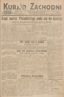 Kurjer Zachodni Iskra : dziennik polityczny, gospodarczy i literacki. R.21, 1930, nr 276