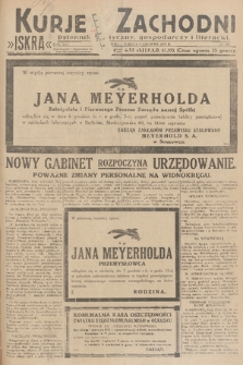 Kurjer Zachodni Iskra : dziennik polityczny, gospodarczy i literacki. R.21, 1930, nr 282