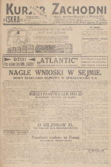 Kurjer Zachodni Iskra : dziennik polityczny, gospodarczy i literacki. R.21, 1930, nr 285