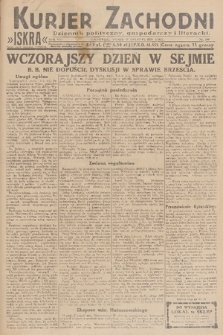 Kurjer Zachodni Iskra : dziennik polityczny, gospodarczy i literacki. R.21, 1930, nr 290
