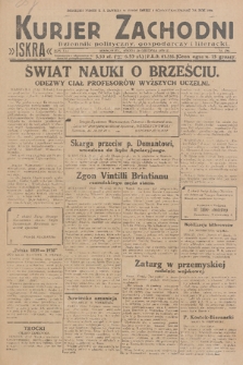 Kurjer Zachodni Iskra : dziennik polityczny, gospodarczy i literacki. R.21, 1930, nr 296