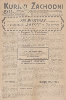 Kurjer Zachodni Iskra : dziennik polityczny, gospodarczy i literacki. R.21, 1930, nr 299