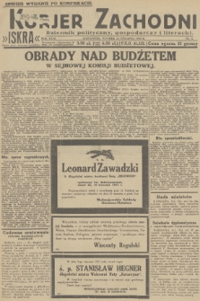 Kurjer Zachodni Iskra : dziennik polityczny, gospodarczy i literacki. R.23, 1932, nr 8 [po konfiskacie]