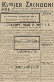 Kurjer Zachodni Iskra : dziennik polityczny, gospodarczy i literacki. R.23, 1932, nr 11