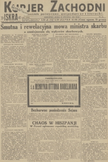 Kurjer Zachodni Iskra : dziennik polityczny, gospodarczy i literacki. R.23, 1932, nr 21