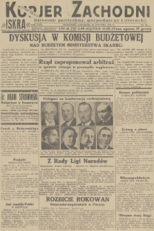 Kurjer Zachodni Iskra : dziennik polityczny, gospodarczy i literacki. R.23, 1932, nr 22