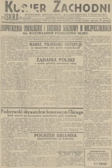 Kurjer Zachodni Iskra : dziennik polityczny, gospodarczy i literacki. R.23, 1932, nr 60