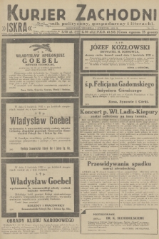 Kurjer Zachodni Iskra : dziennik polityczny, gospodarczy i literacki. R.23, 1932, nr 76